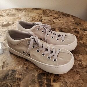 Sunnei x Camper Forone pair shoes both size 41 beige canvas lace up low tops